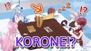 A Very Drunk Korone Keeps Falling Asleep During Lamy's Birthday Party [Hololive]