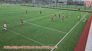 U12 Ligi 7.mac BalıkesirSpor-2 Balıkesir Karesi bldySpor-5