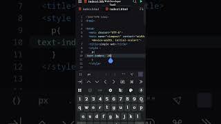 🚀 How To Use CSS Text - Indent Property In Tamil 🎉 || #coding #html #css #tamil #shorts #viral