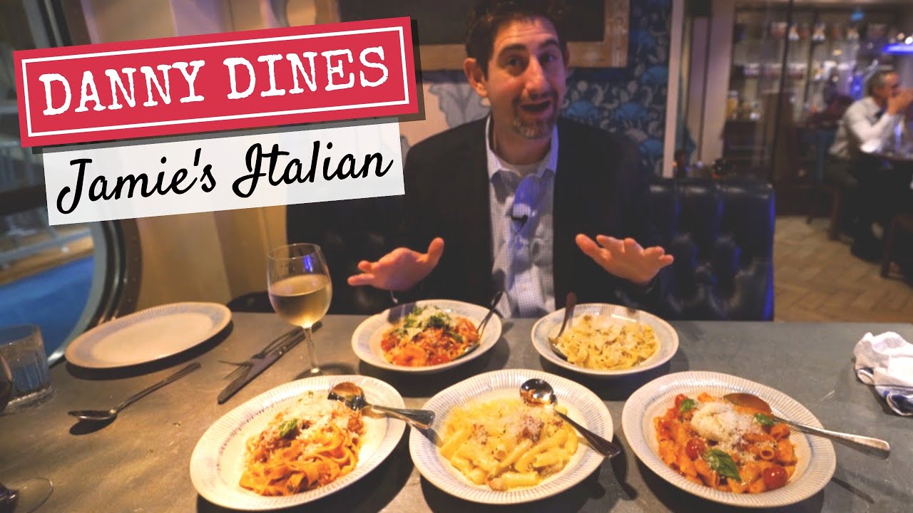 jamie's italian รีวิว  2022 Update  Danny Dines | Jamie's Italian | Royal Caribbean's Anthem of the Seas | 4K