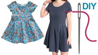 Kleid nähen für Anfänger – DIY „Pia“ für Kinder und Erwachsene