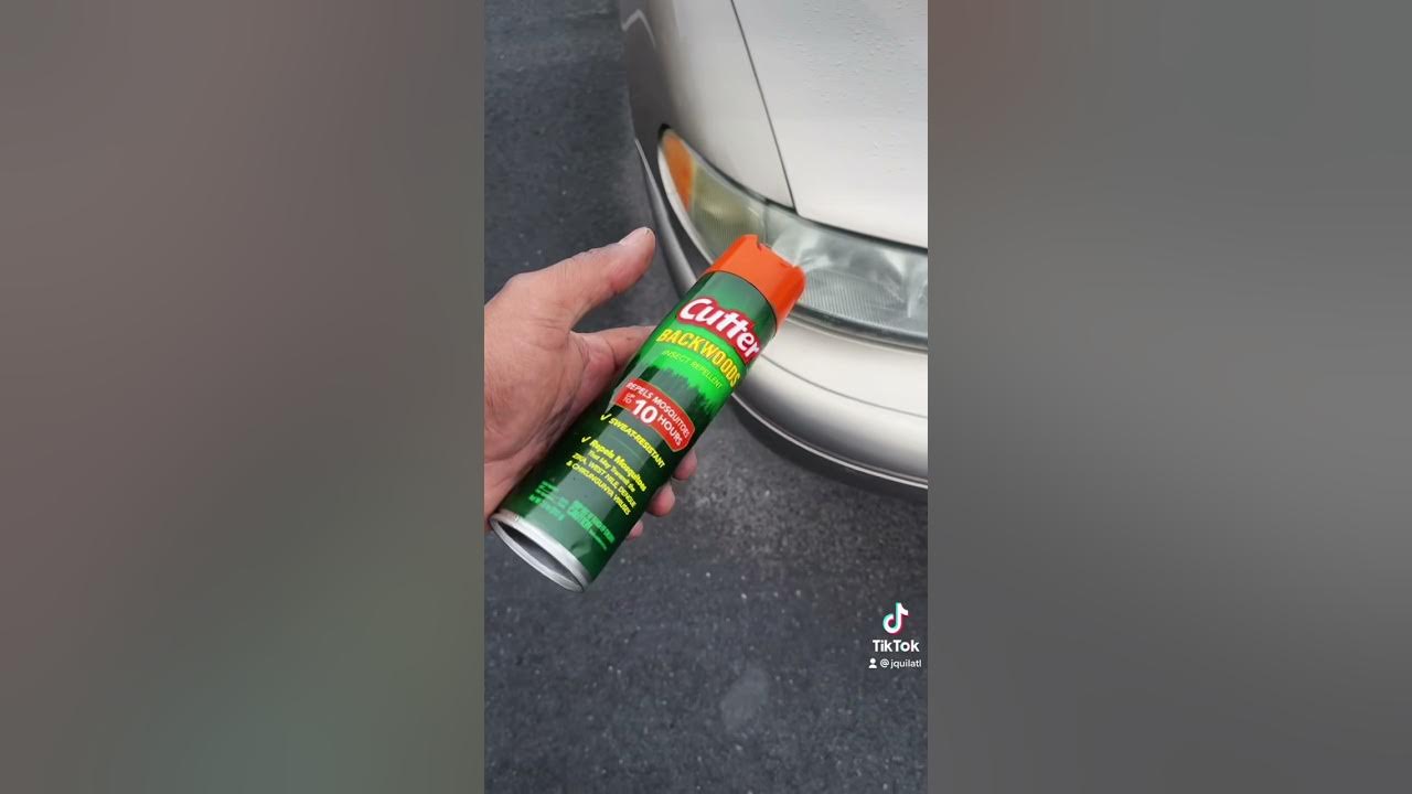 How to used Cutter BackWoods insect retro clean headlights YouTube