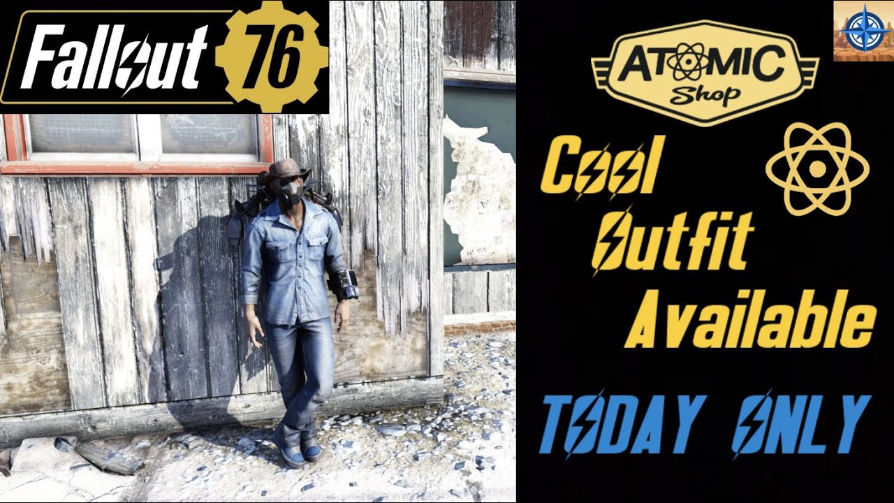 Fallout 76 Cool Outfit in the Atomic Shop *TODAY ONLY* YouTube