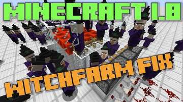 Minecraft 1.8 Witch Farm Shifting Floor Fix