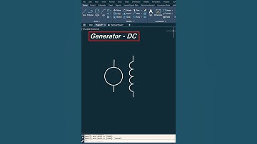 AutoCAD Electrical Practice-DC Generator  #autocadelectrical #autocad #engineeringdesign #generator