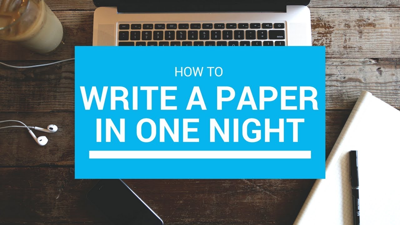 can you write an essay in a night