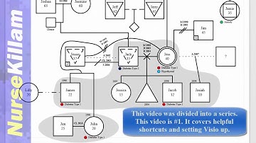 How to Construct a Genogram using Visio Part 1: Setup and Shortcuts