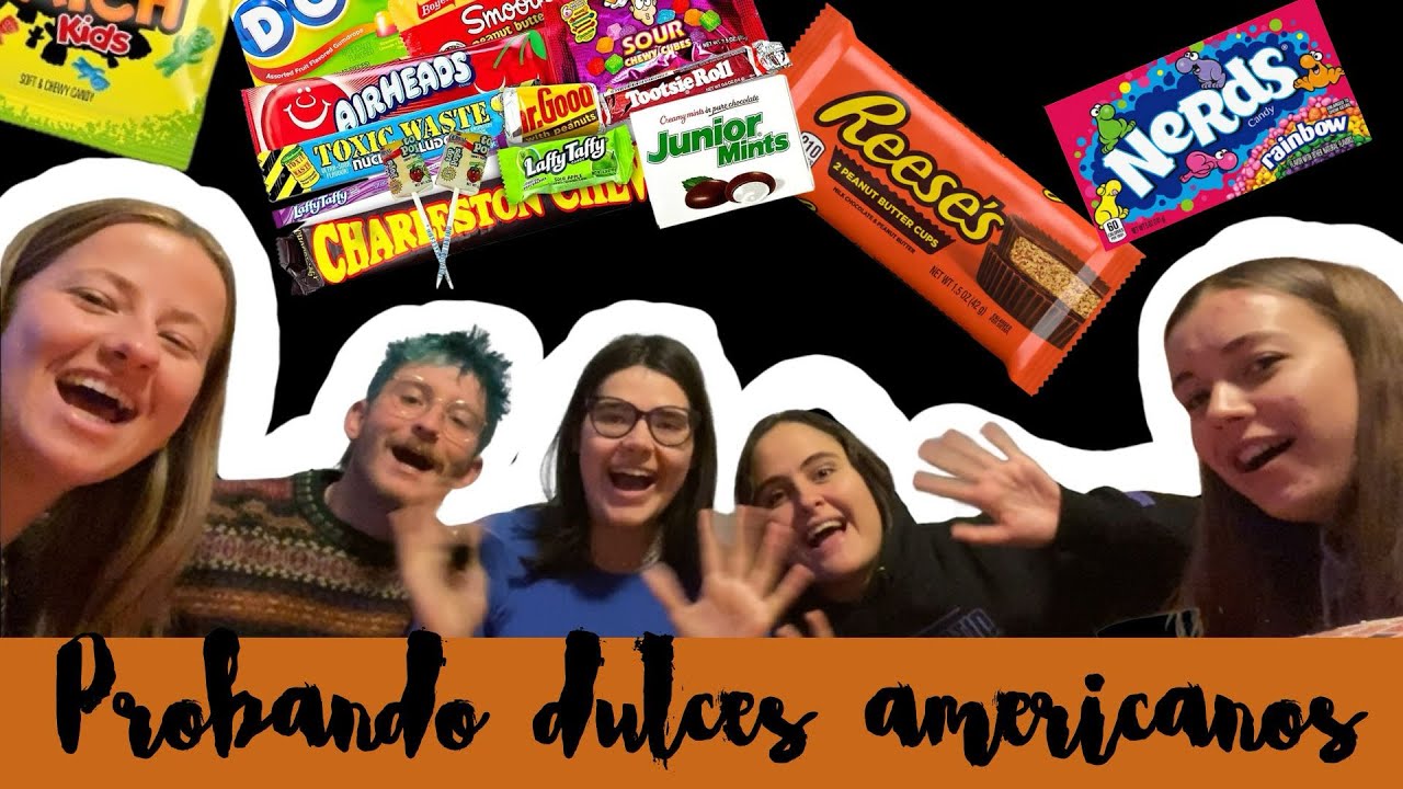 EUROPEOS PROBANDO DULCES AMERICANOS