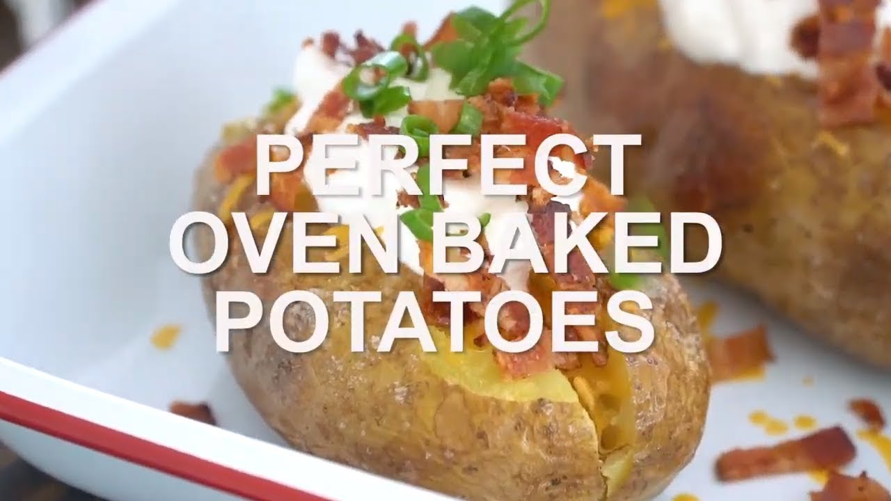 Baked Potatoes Recipe - YouTube