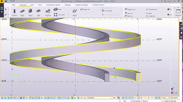 How to Create Spiral Beams for Stairs and Ramps in Tekla Structures 2017i
