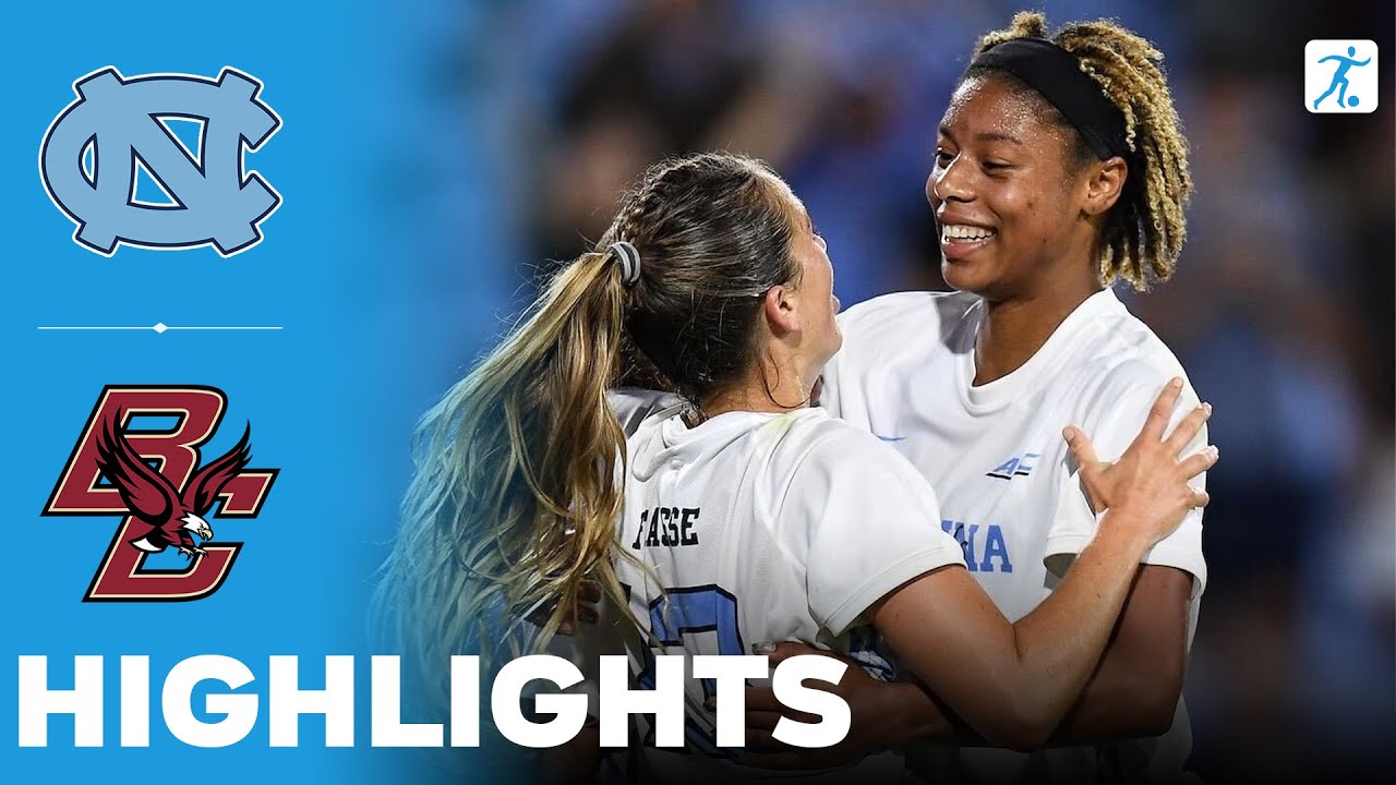 North Carolina vs Boston College | NCAA College Women's Soccer | Highlights - October 02, 2025