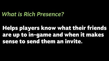 2025 Steam Dev Talks: Using Rich Presence