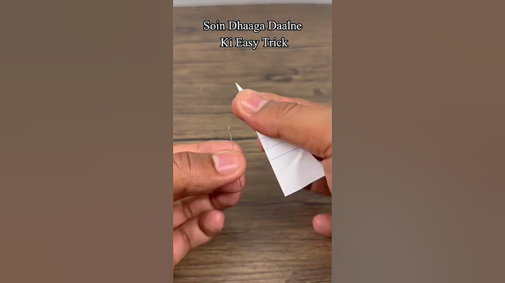 How To Put Thread Into A Needle Easily@xclity #shorts #howto #needle