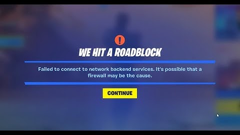 Fortnite new bug, kick/disconnect network backend services