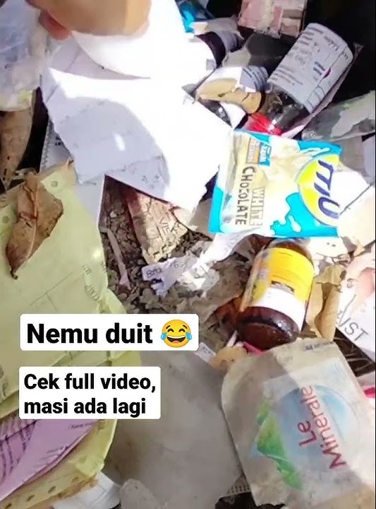 Nemu uang di tumpukan sampah