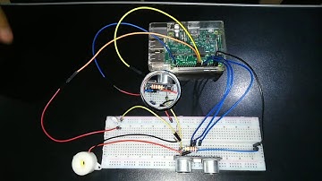 [TUTORIAL] Interfacing Ultrasonic Sensor + LED + Buzzer with Raspberry pi