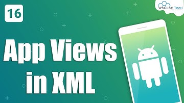 How to Design Android App (Views) writing code in XML | Button | TextView & UI Designing #16