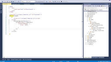 How to use JQuery in ASP.NET CORE