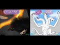 Godzilla KOTM | Moonhidora and Godzilla Go Round 3! (Godzilla Comic Dub)