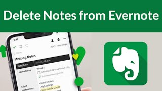 How to Delete Notes from Evernote App