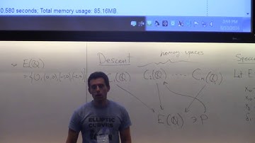 Introduction to elliptic curves (Álvaro Lozano Robledo) - Part 6 of 8