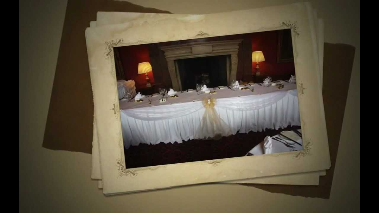 Posh Chair Covers And Bows,Durham Set Up For A Wedding Crathorne Hall