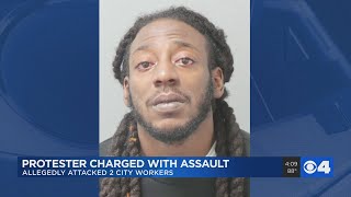 Protester accused of attacking St. Louis City employees outside of City Hall charged, officials say