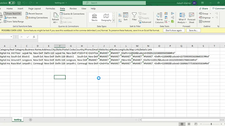 CSV file not opening in excel? Solution - Open a CSV file in excel without breaking data