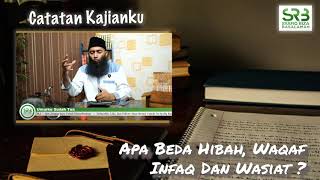 Apa Beda Hibah, Waqaf Infaq Dan Wasiat ?  - Ustadz Dr. Syafiq Riza Basalamah, M.A.