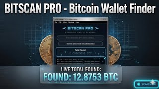 BITSCAN PRO - Bitcoin Wallet Finder 