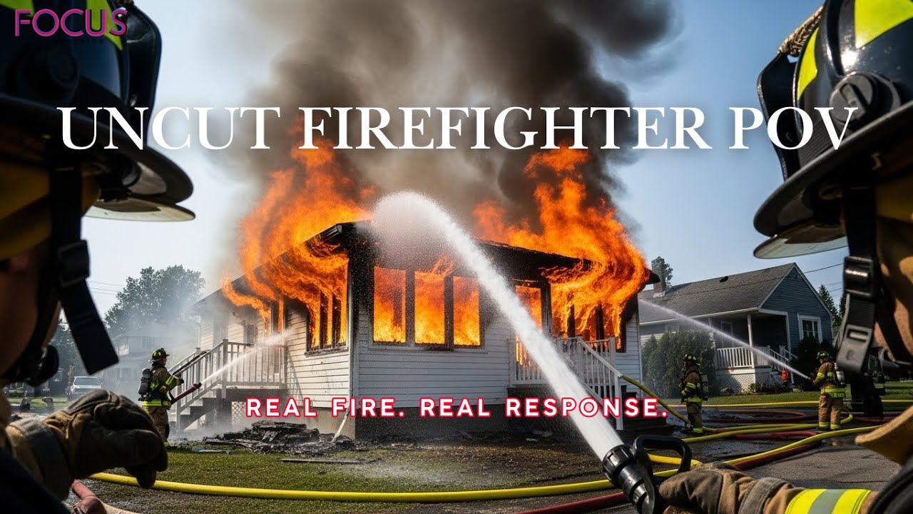 Uncut Helmet Cam POV | First Due Engine Tackles Intense Residential Structure Fire 