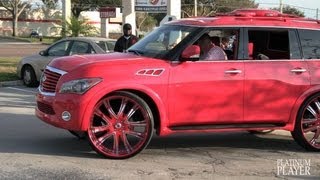 Paint by grp customs out in sarasota and stereo mad marks of
bradenton, florida. high end suv on 3-piece 30s!