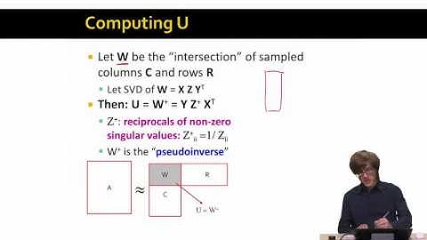 5   12   The CUR Algorithm 6 15 Advanced