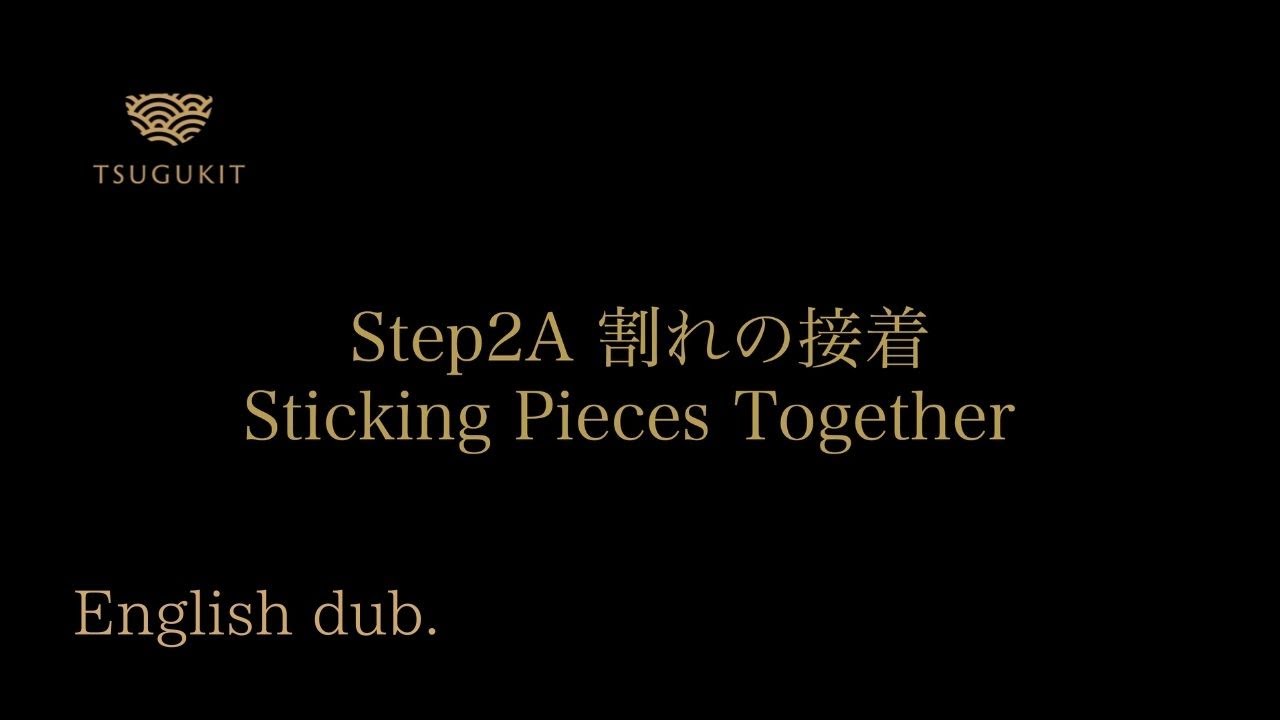 Video thumbnail for sticking broken pieces together with mugi urushi, by Kintsugi TSUGUKIT