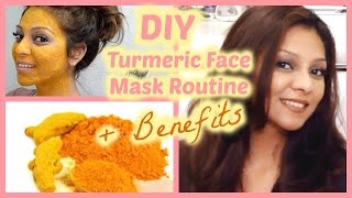 DIY Turmeric Face Mask for Flawless Skin, Acne, Erase Wrinkles & Scars │ Turmeric Benefits