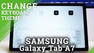 SAMSUNG Galaxy TAB A7 Keyboard Customizations & Keyboard Themes screenshot 1