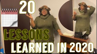 2020 Lessons: 20 Lessons of 2020 |  Bad Habits, Friendships, Love Life & More!