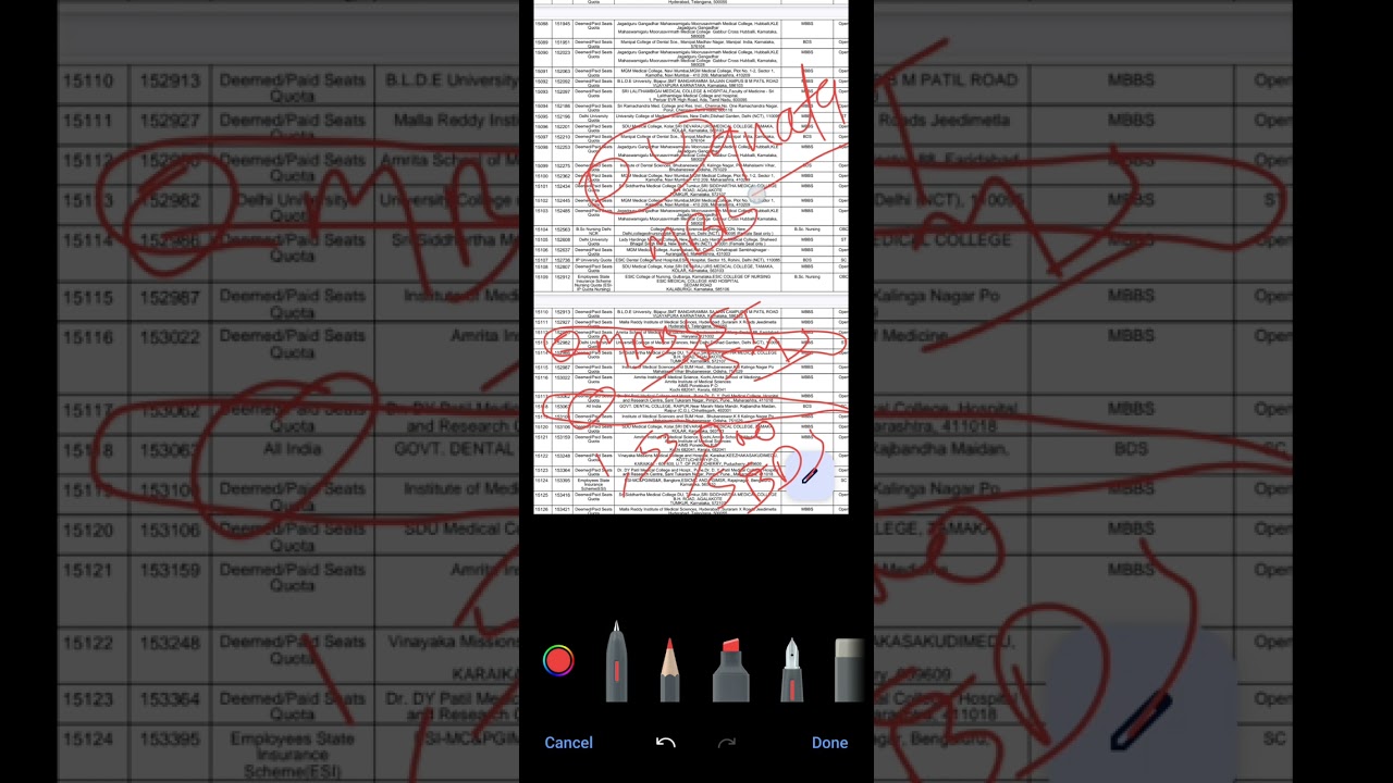 NEET UG 2025 BDS CUT OFF FIRST ROUND SC/ST