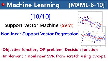 [MXML-6-10] Support Vector Machine (SVM) [10/10] - Nonlinear Support Vector Regression