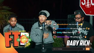 Baby Rich - Due Date Freestyle | HIT-A-THON 2 x LIVE From The Block 🎙️