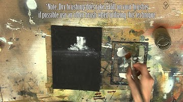 Acrylic Painting Tutorial: Dry Brushing Part 1