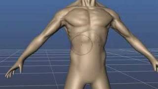 Mudbox sketching human body - time lapsed