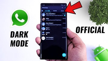 Whatsapp OFFICIAL DARK MODE Is Here - New Update 2020 (Any Android device)
