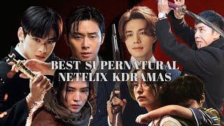 Top 10 Netflix Supernatural Kdramas with no bad episodes🏆