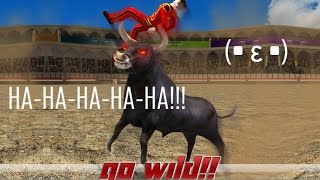 Angry Bull Simulator - SO MANY RAGDOLLS!!! (Part 1)