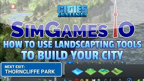 Cities Skylines: How to Use the Extra Landscaping Tools to Make a District in a Real Life City Build