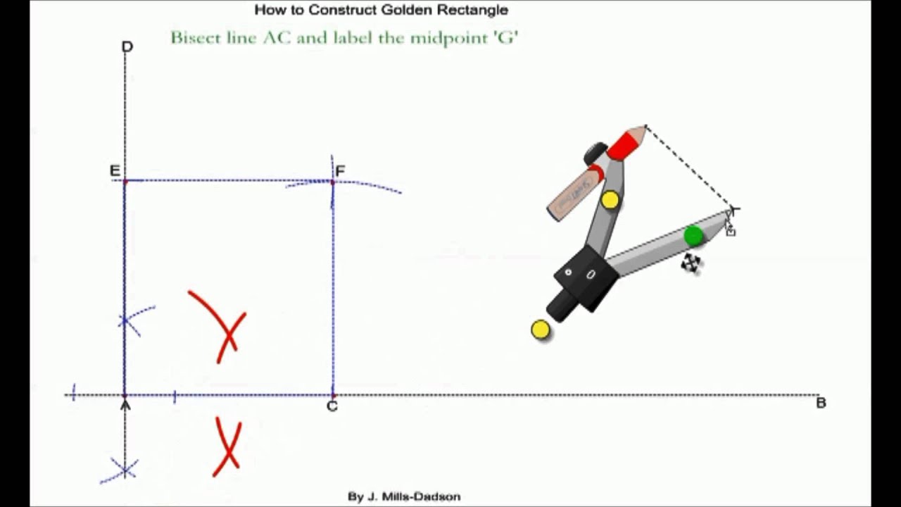How to Construct A Golden Rectangle