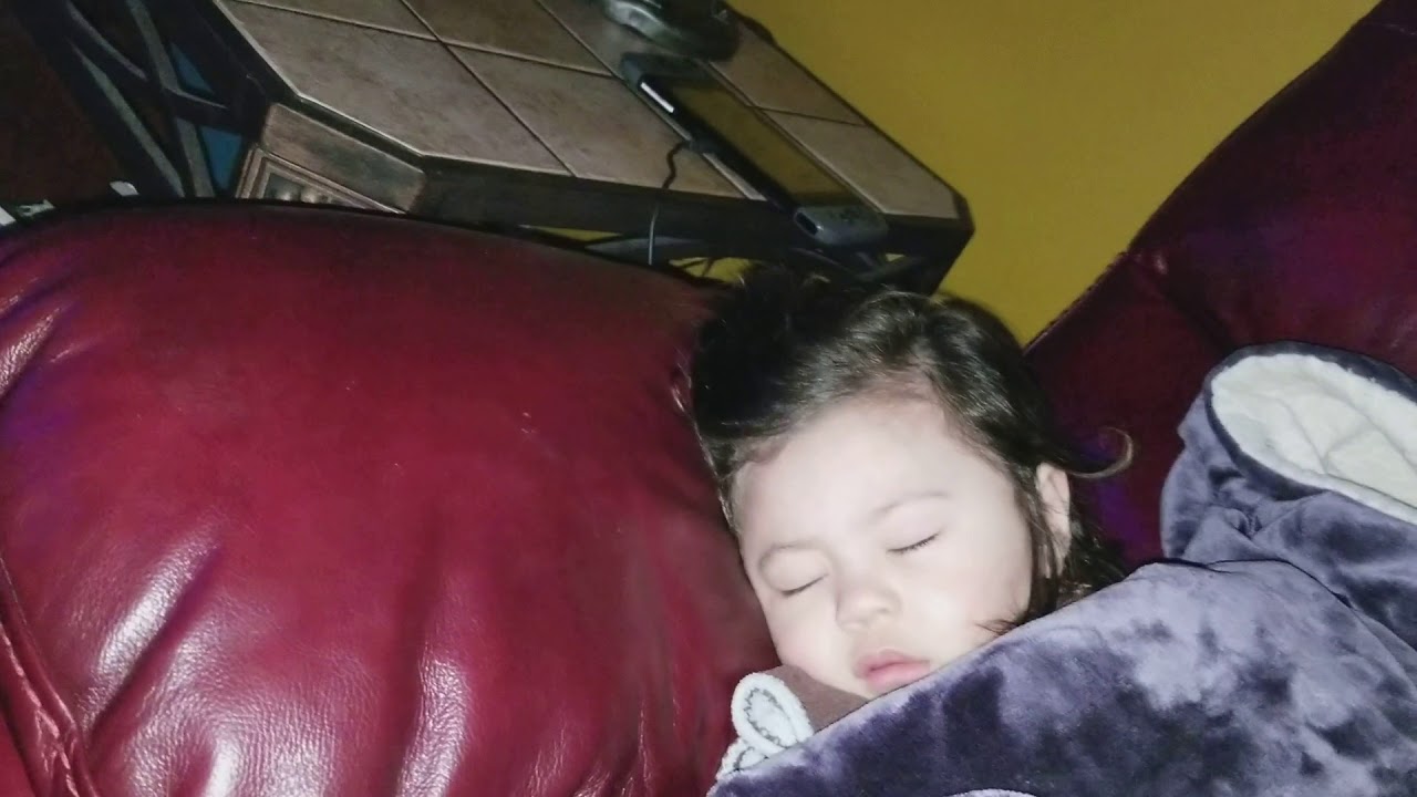 Hazel fell asleep watching Disney songs! - YouTube