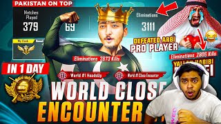 WORLD Rank 1 CLOSE RANGE 30 KD CONQUEROR in 24 Hours PAKISTANI HOW BRAND BEST Moments in PUBG Mobile