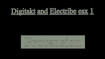 Digitakt and Electribe esx 1